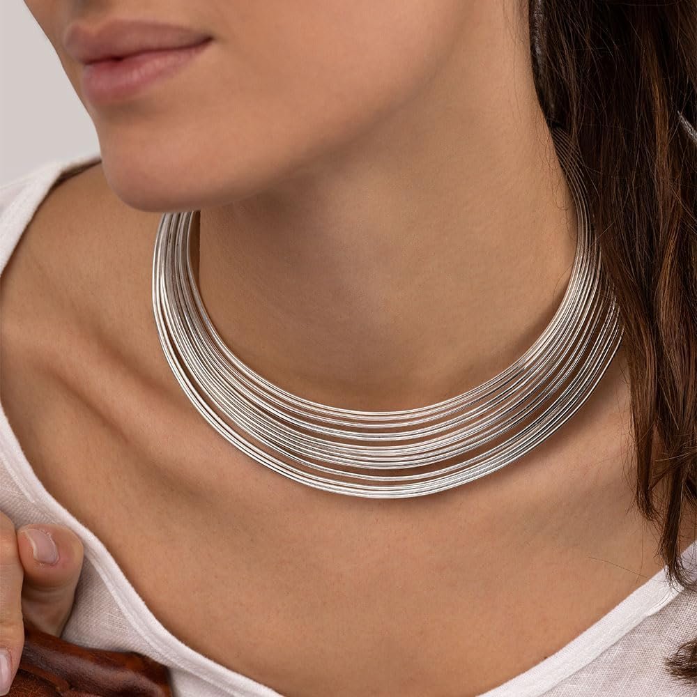 Collier Argent Rigide : Bijoux