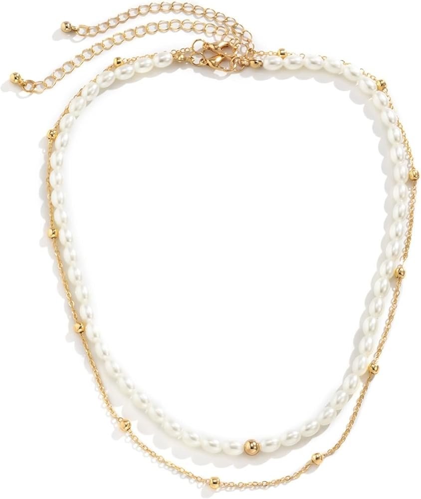 Collier Multi Rangs Femme Or