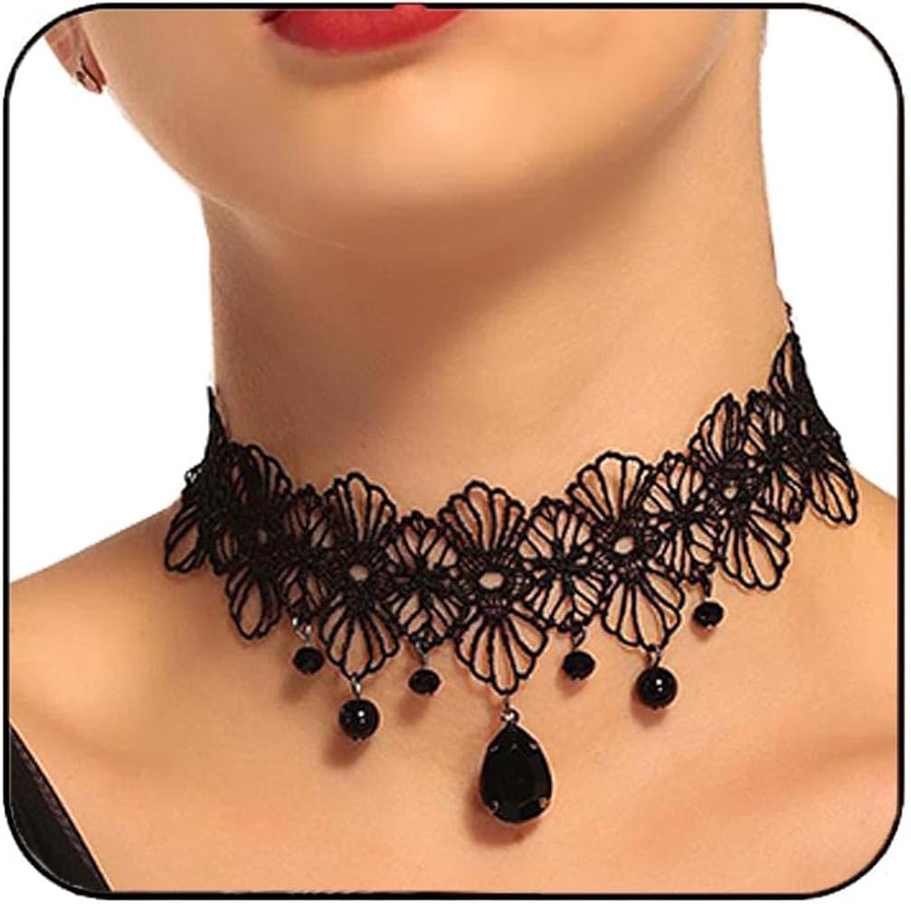 Collier Ras De Cou Dentelle