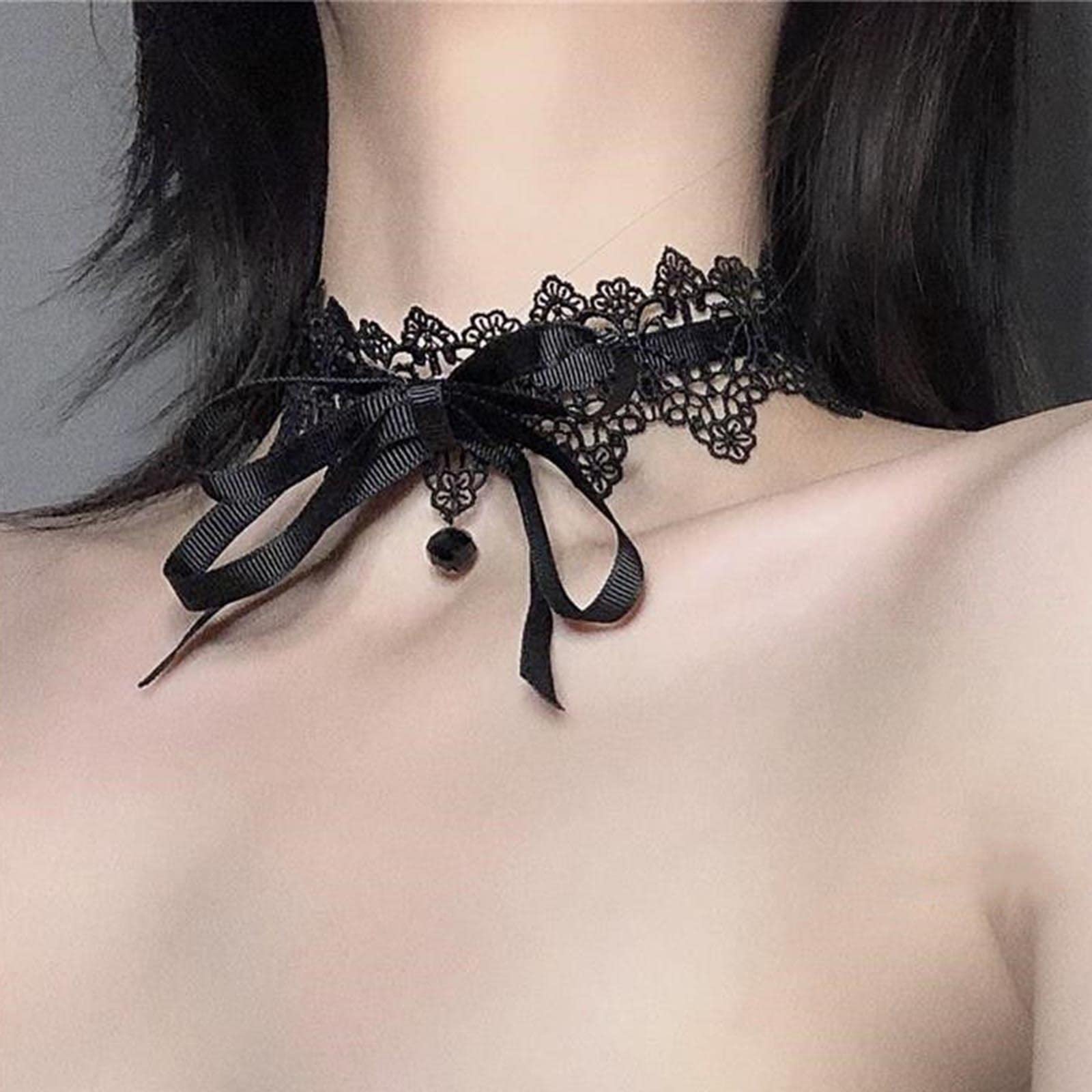 Collier Ras De Cou Dentelle