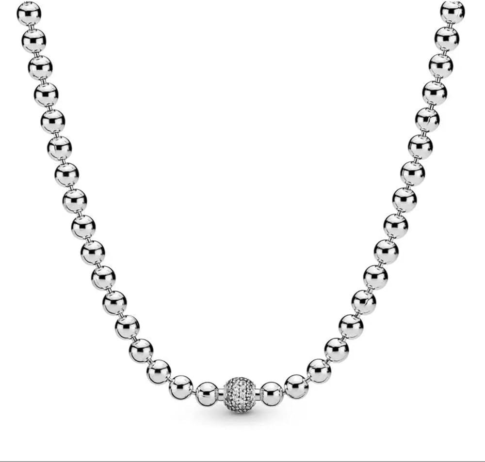 Colliers Mode Luxe véritable Pandora 100% S925 Argent Pur ...