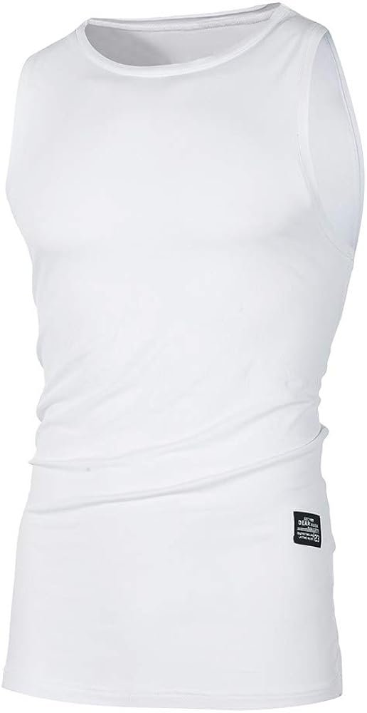 Compression shirt for men sleeveless sports undershirt ...