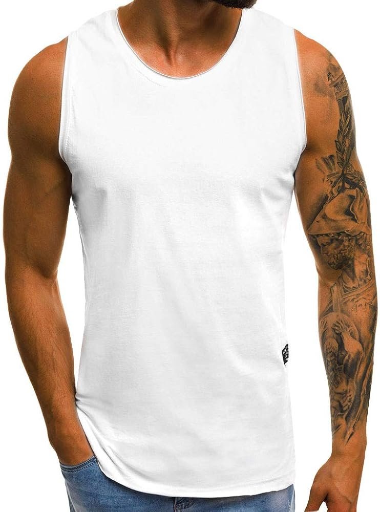 Compression shirt for men sleeveless sports undershirt ...