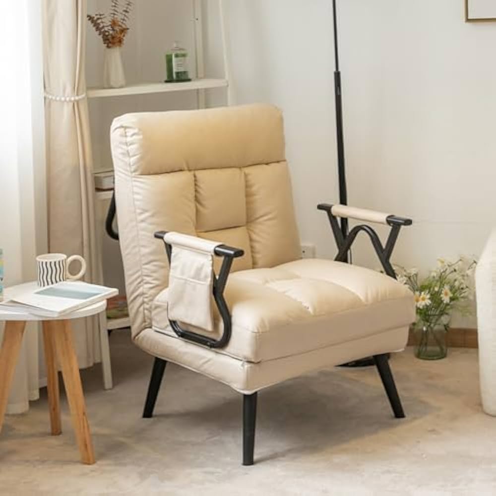 Convertible Armchair Bed 3 in 1 Folding Sofa Bed with 5 Positions ...