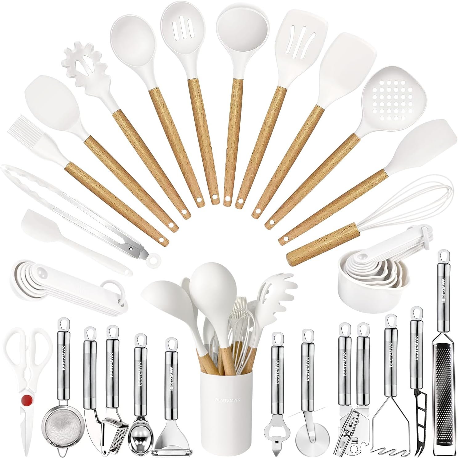 Cooking Utensils Collection Premium - Blanc
