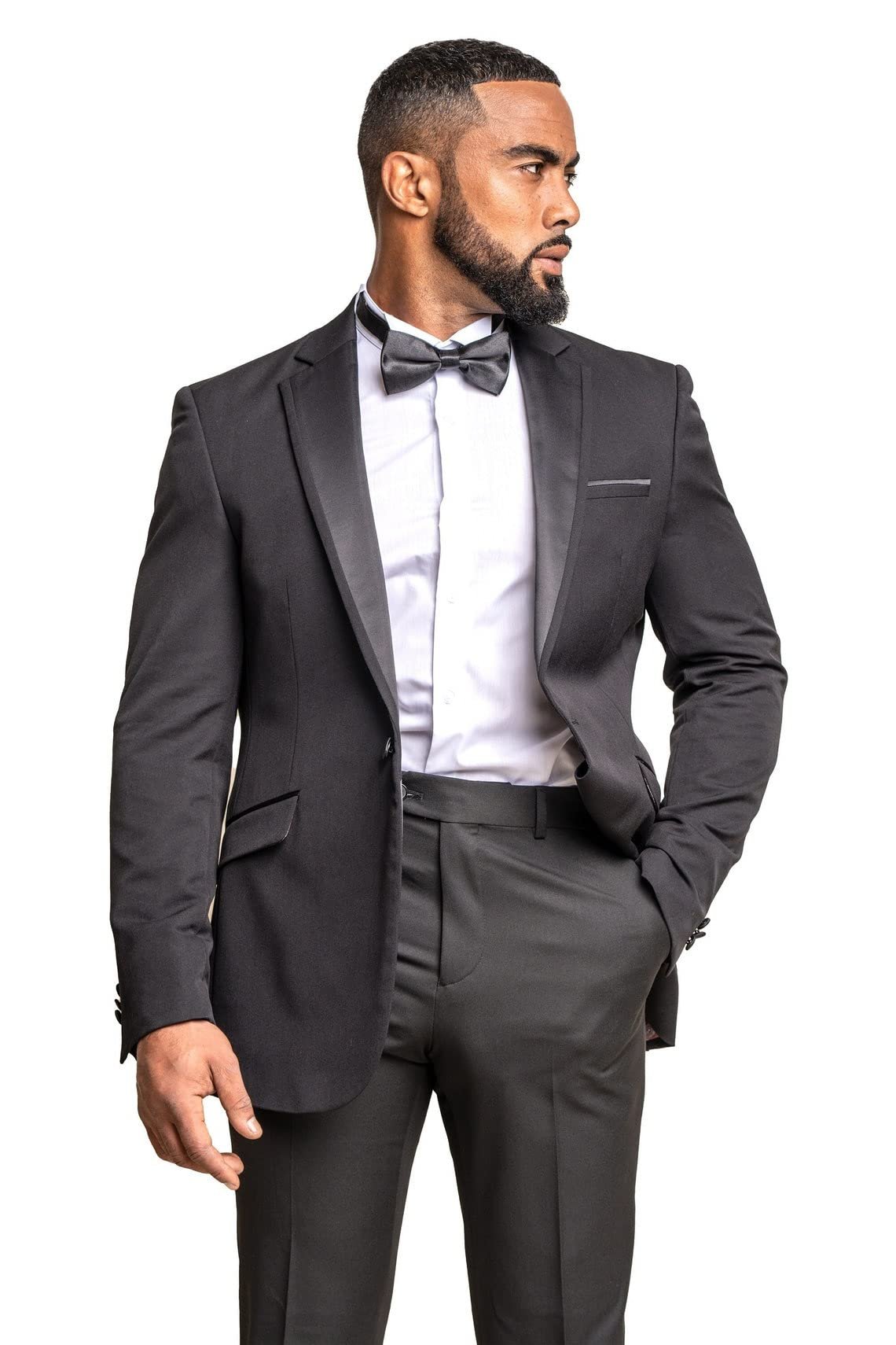 Costume de smoking classique pour homme - Coupe ajustée