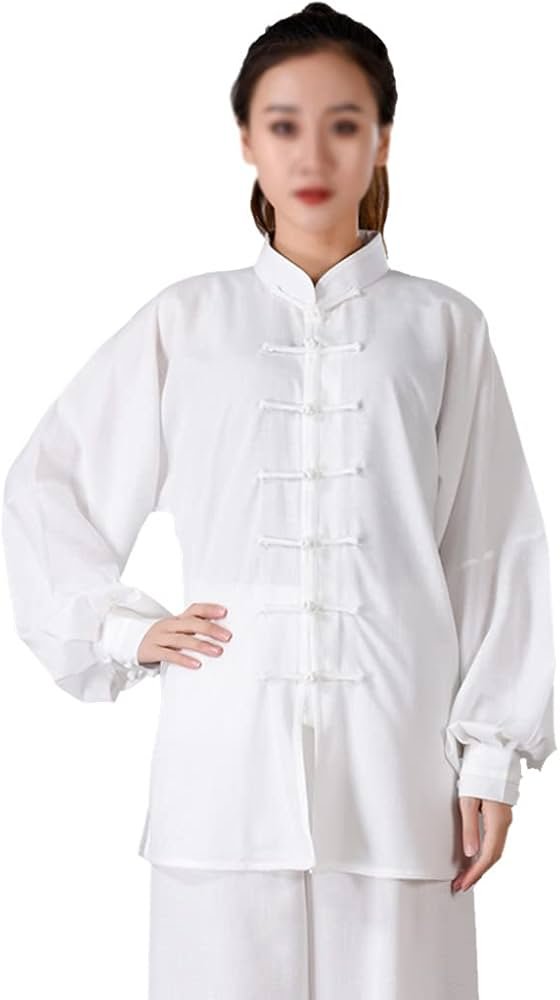 Cotton Linen Stretch Taichi Uniform Woman Chinese Martial Arts ...