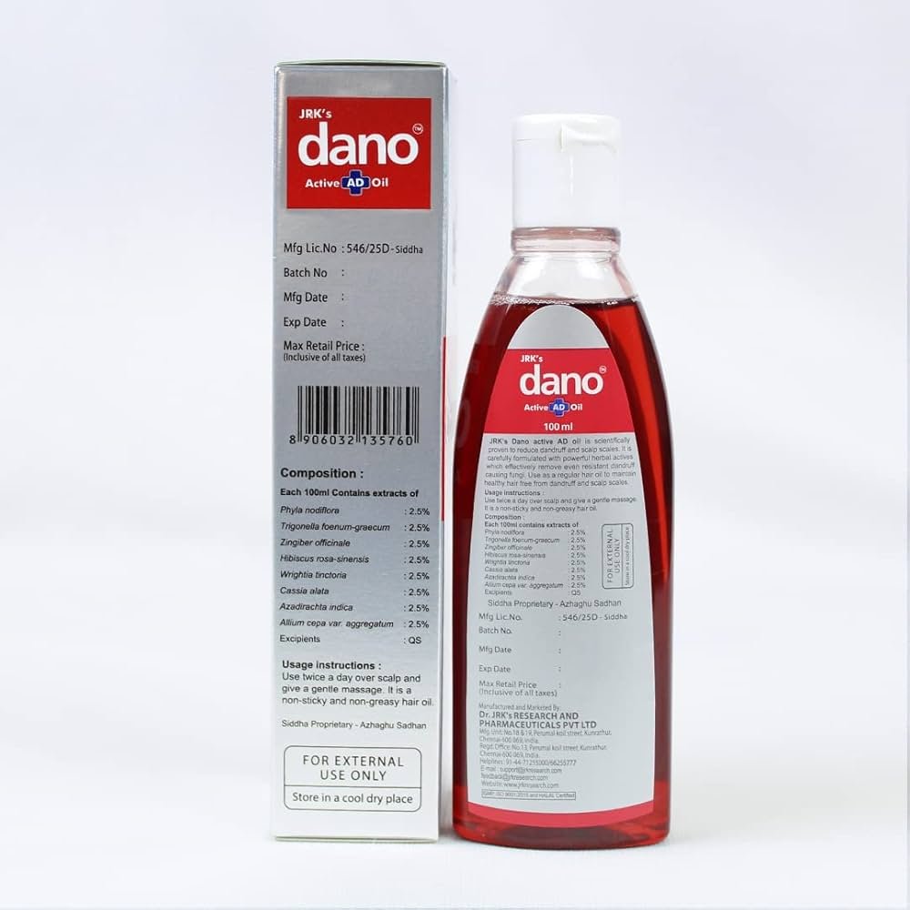 Dano Anti Dandruff Treatment For Itchy Flaky Scalp Hair fall Irritation ...