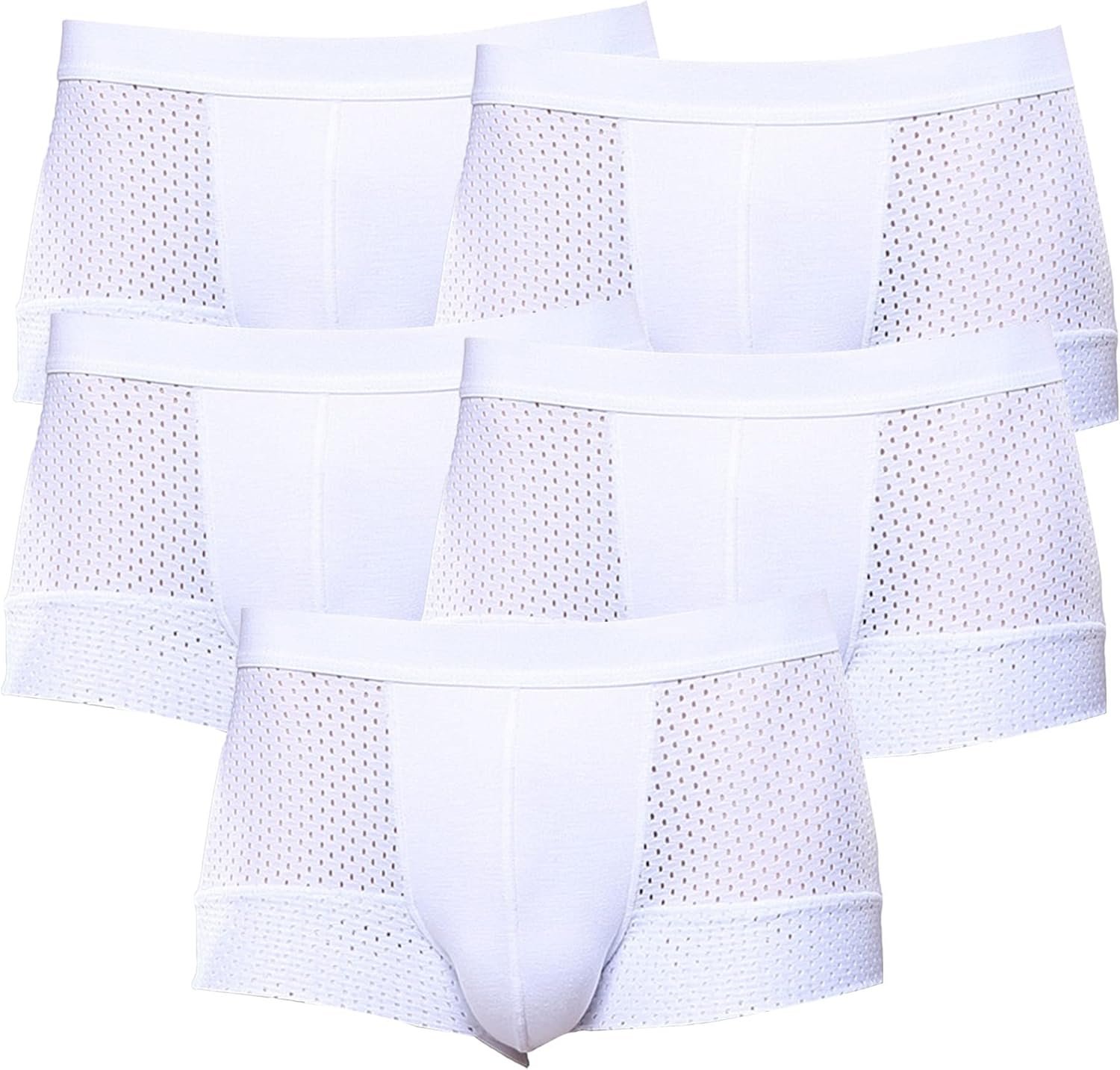 DGKaxiyaHM Men's Breathable Mesh Sports Underwear Mid Waist ...