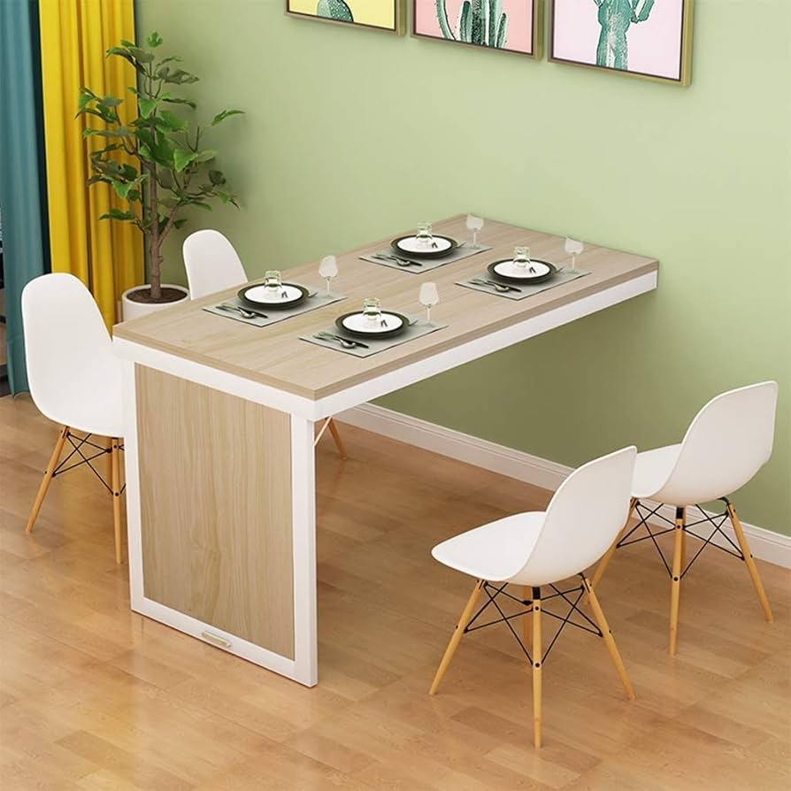 Dining Table, Drop Leaf Tables For Small Spaces | Fold Down Wall ...