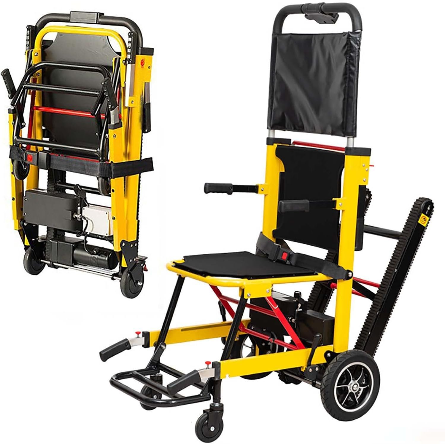 Electric Climbing Wheelchair Trolley Portable Folding Chair Medical ...