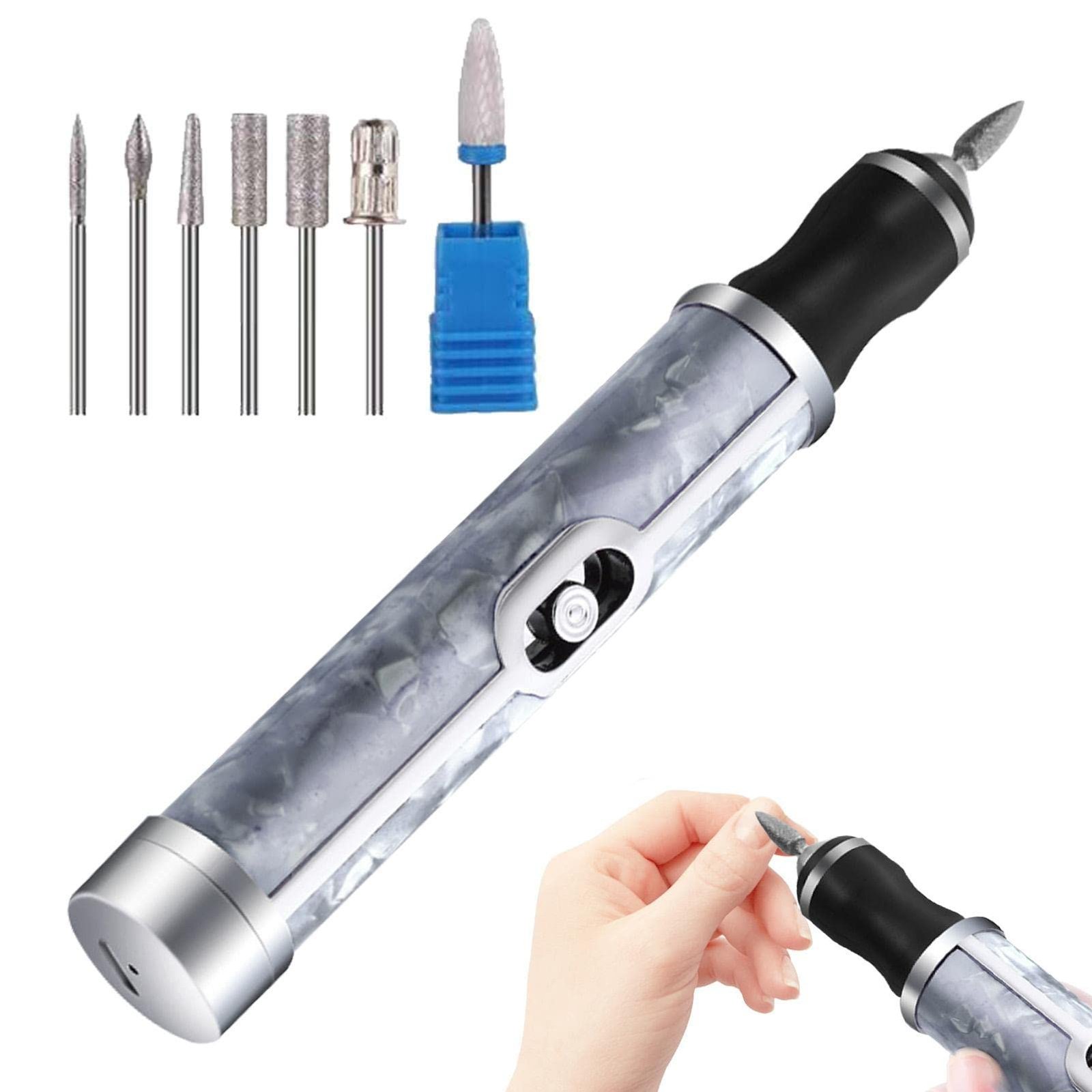 electric nail file for thick human nails, electric nail sander ...