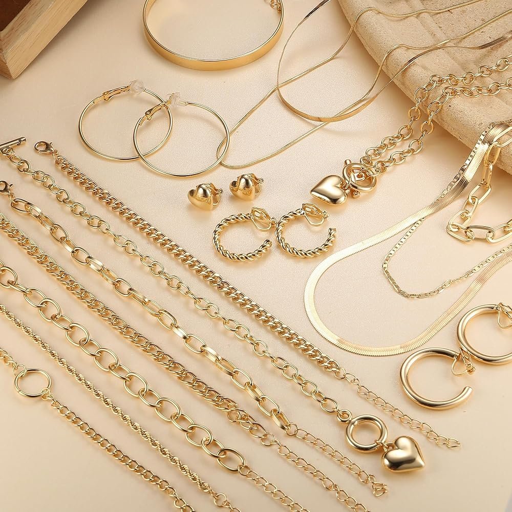 Ensemble bracelet et boucles d'oreilles pour femme en os ...