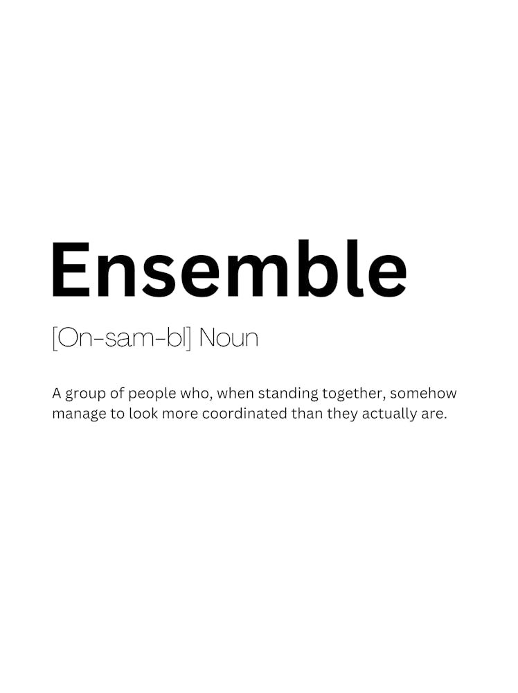ENSEMBLE Definition & Meaning - Dictionary.com