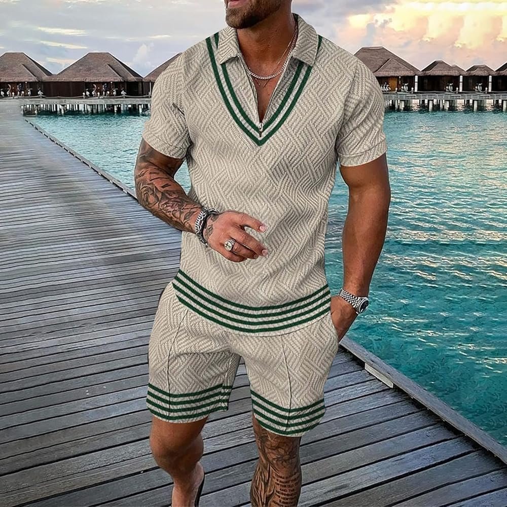 Ensemble Homme Ete Survêtement Jogging Tee Shirt ...