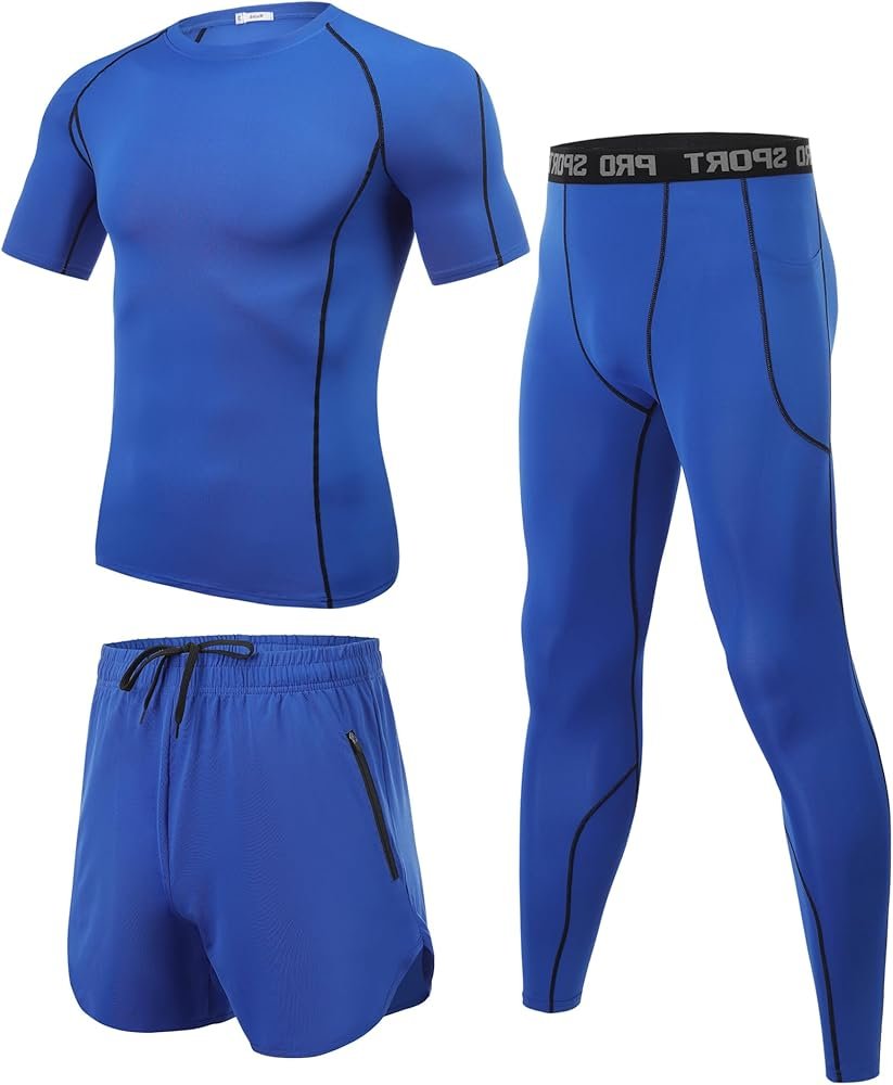Ensemble Vêtements de Compression Homme, Vetement Fitness ...