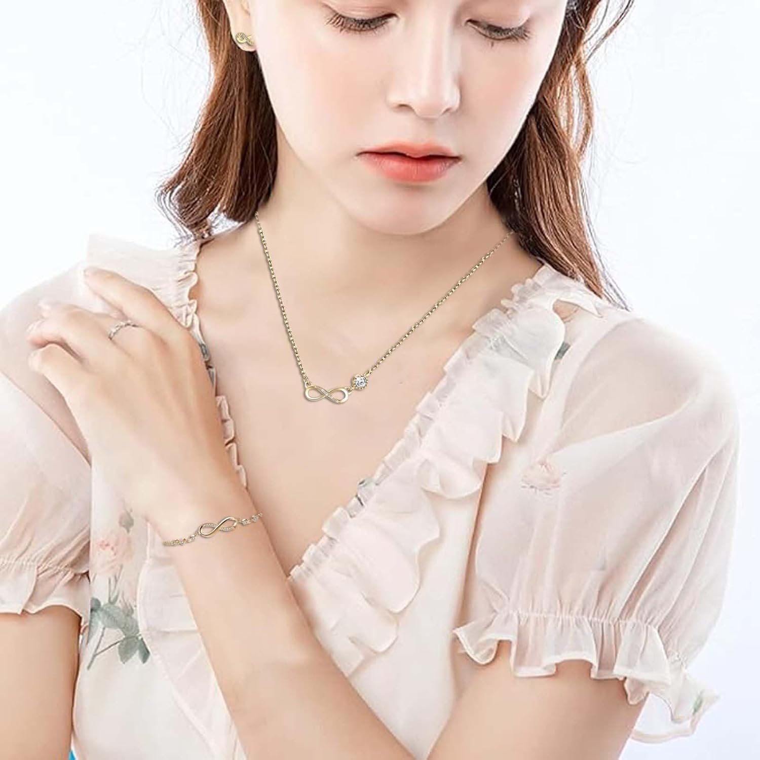 Ensembles Collier Bracelet Boucles Oreilles