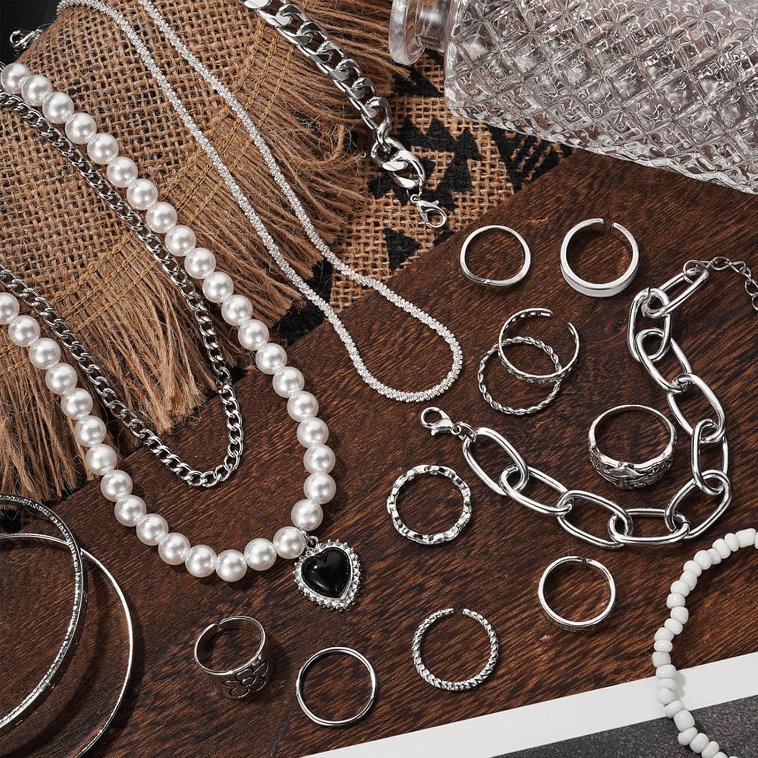 Ensembles collier bracelet et boucles