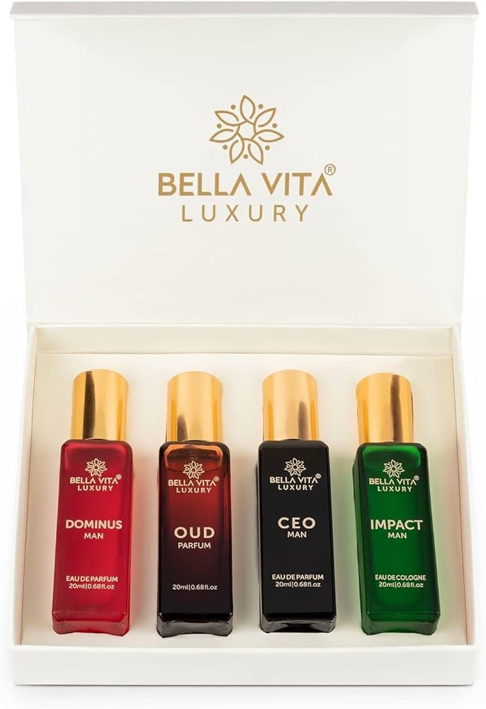 Ethnic Choice Luxury Man Perfume Gift Set 4x20 ML for Men with ...