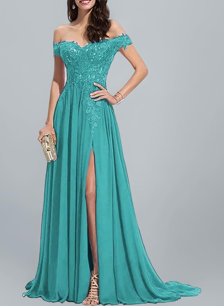 evening dresses long off shoulder evening dresses for women ...
