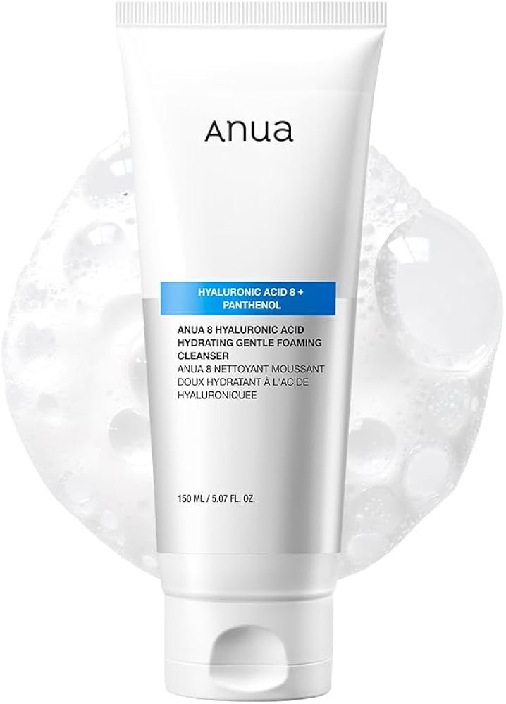Facial Cleanser,Daily Face Wash for All Skin,Hyaluronic Acid Face ...