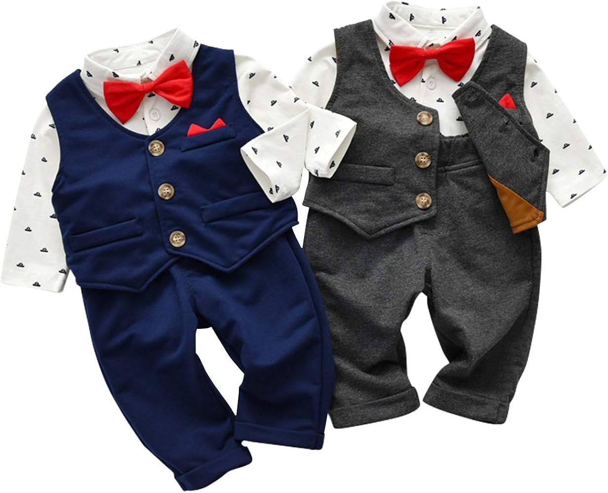 famuka Baby Boy Baby Clothes Jackets Baptism Boys Set ...