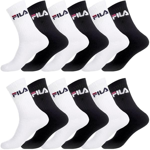 Fila Pack of 3 Pairs of Short and Long Sports Socks, Pack 9100 Multi ...