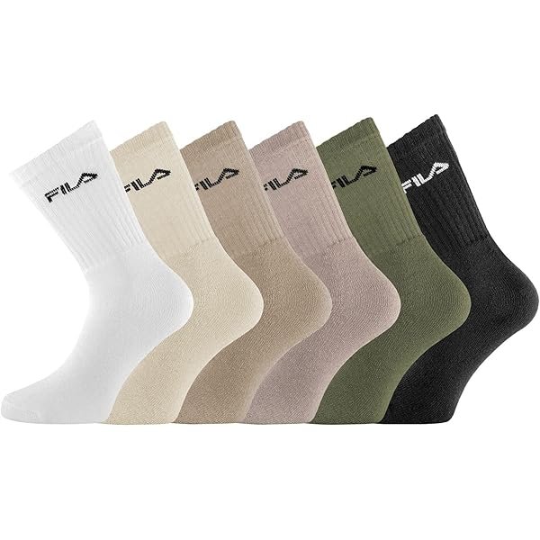 Fila Pack of 3 Pairs of Short and Long Sports Socks, Pack 9100 Multi ...