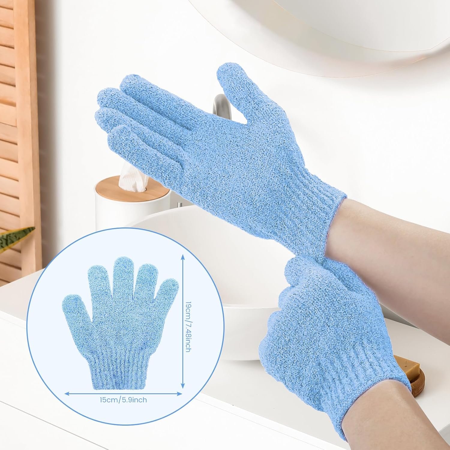 Gants exfoliants