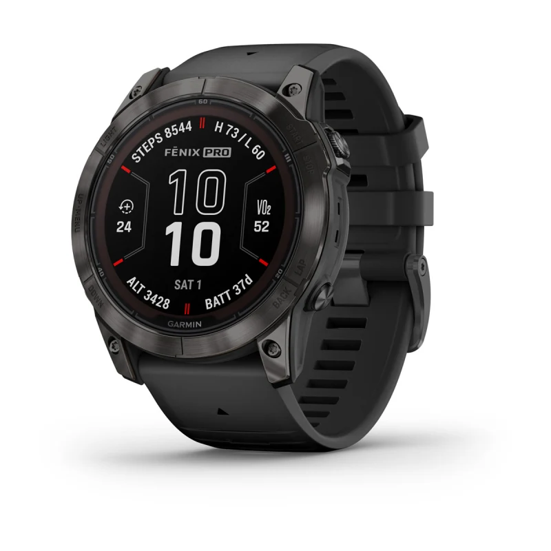 Garmin Fenix 7X Pro Solar GPS Smartwatch and Fitness Tracker with Charging