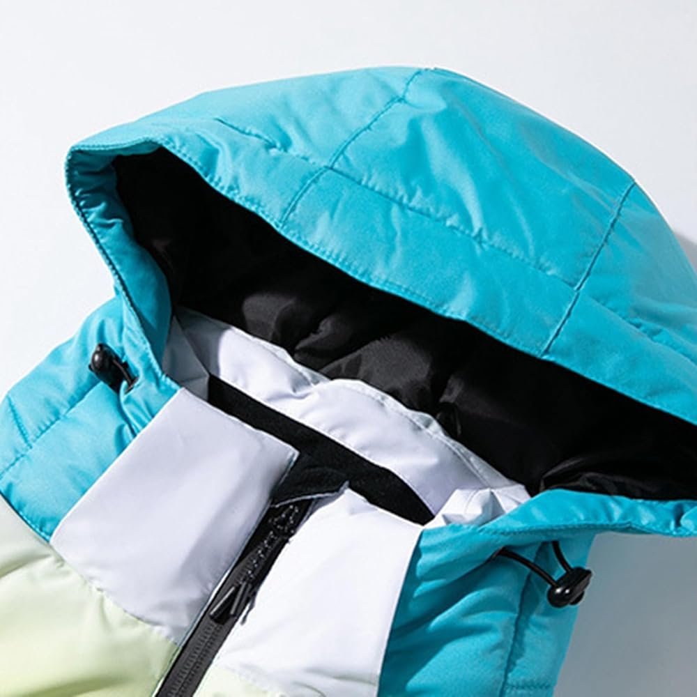 Gefomuofe Ski Suit Men 2 Piece Ski Suit Ski Jacket Snow Pants ...