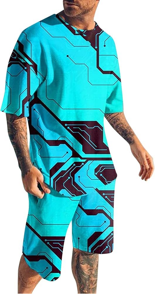Générique Tee Ss Crew Neck Set, Men's T-Shirt and Shorts Set ...