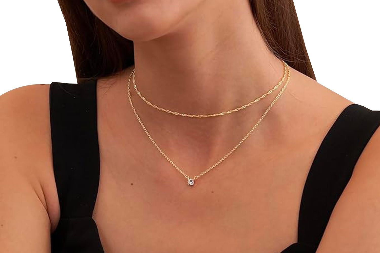 Achetez Gold Necklace for Women - 14K Non Tarnish Initial for Layered Set