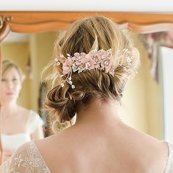 Healvian Alloy Rhinestone Crown for Wedding Dress Bridal Flower ...