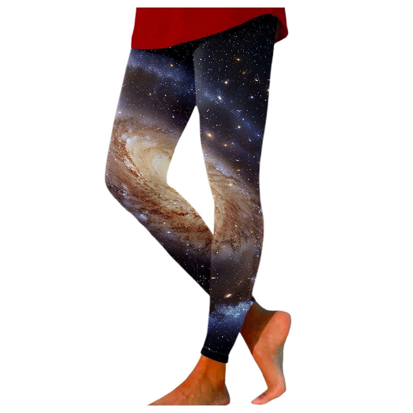 High Waisted Leggings for Women Yoga Pants Stretchy 3D Print ...