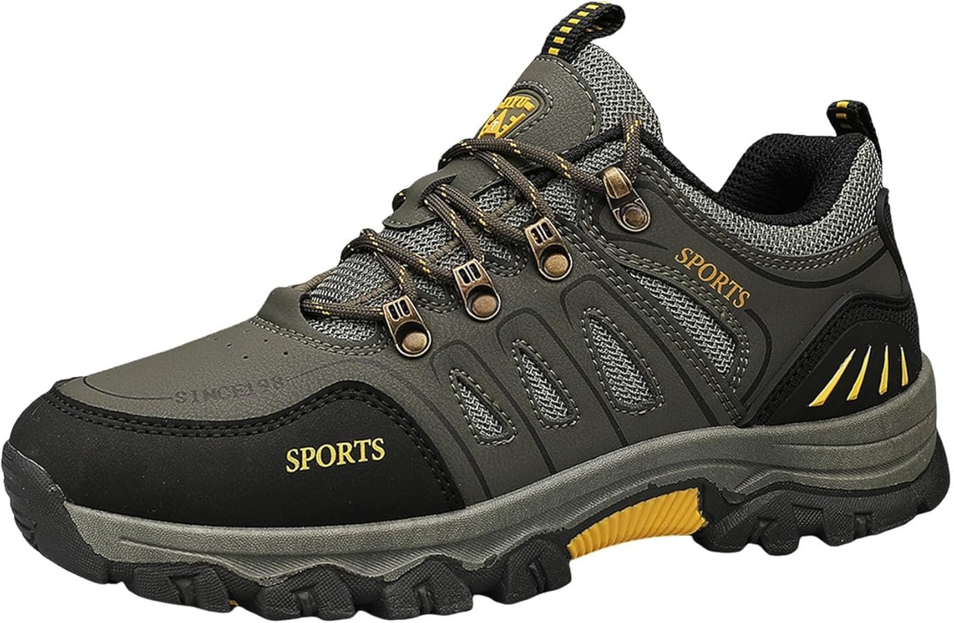 hiking shoes for men slip on hiking shoes breathable lightweight ...