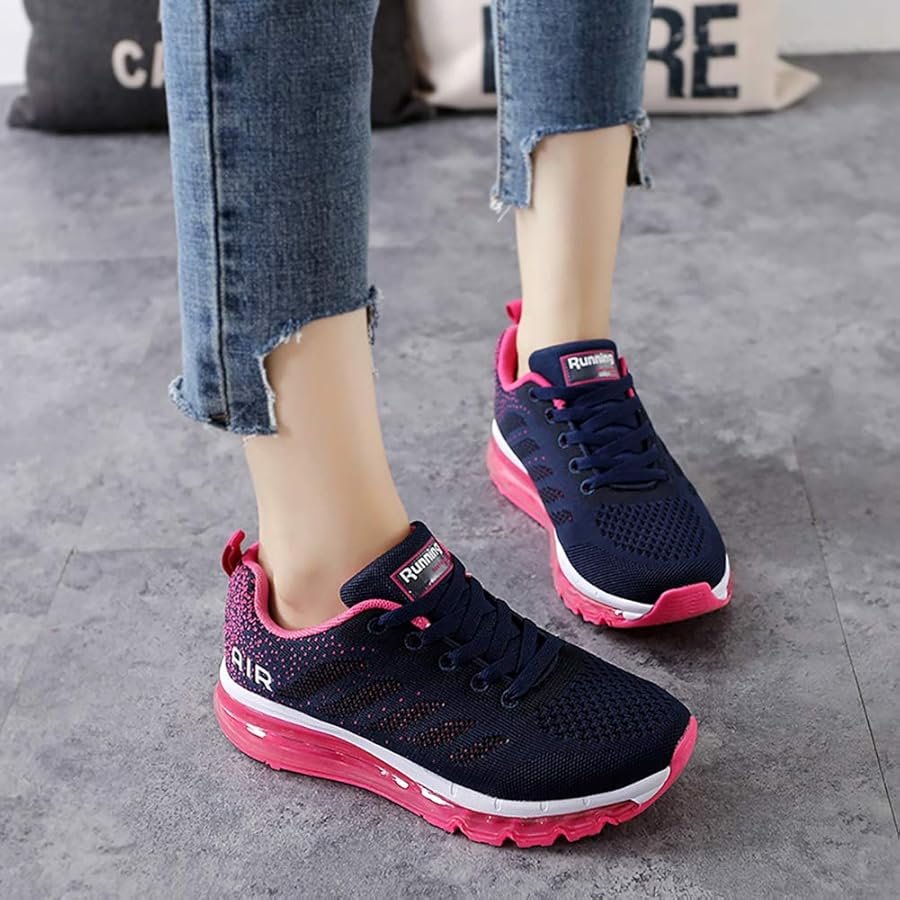 Homme Femme Air Baskets Chaussures Gym Fitness Sport ...