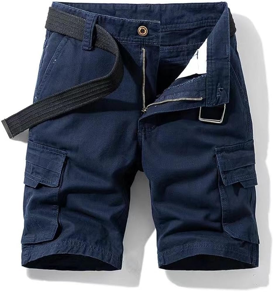 Hommes Shorts Bermudas Cargo Outdoor Coton Casual Lâche ...