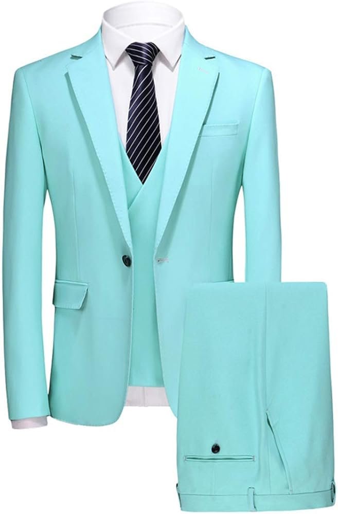 HOTK Men Custom Made 3 Piece Wedding/Business Tuxedos ...