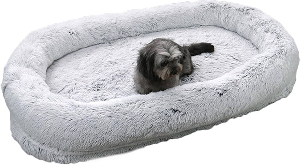 Human Dog Bed, Anti Slip Dog Bed, Comfortable Washable Pet Bed ...