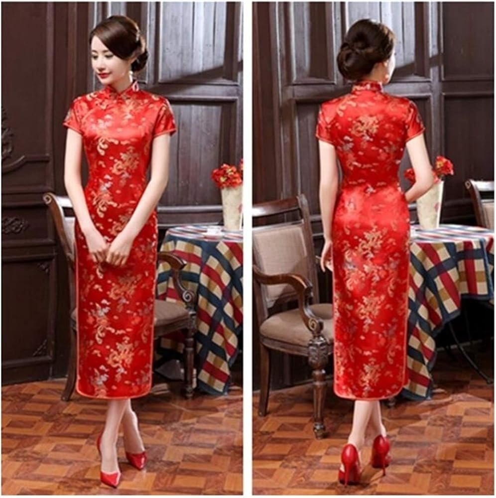 HXSZWJJ Costumes TraÉditionnels Chinois Femmes Tight Robe ...