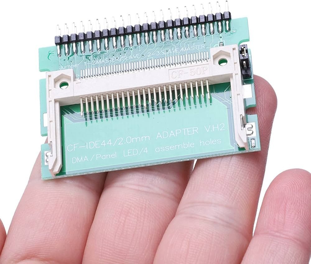 Hztuang Adaptateur IDE 44 broches mâle vers flash compact mâle ...