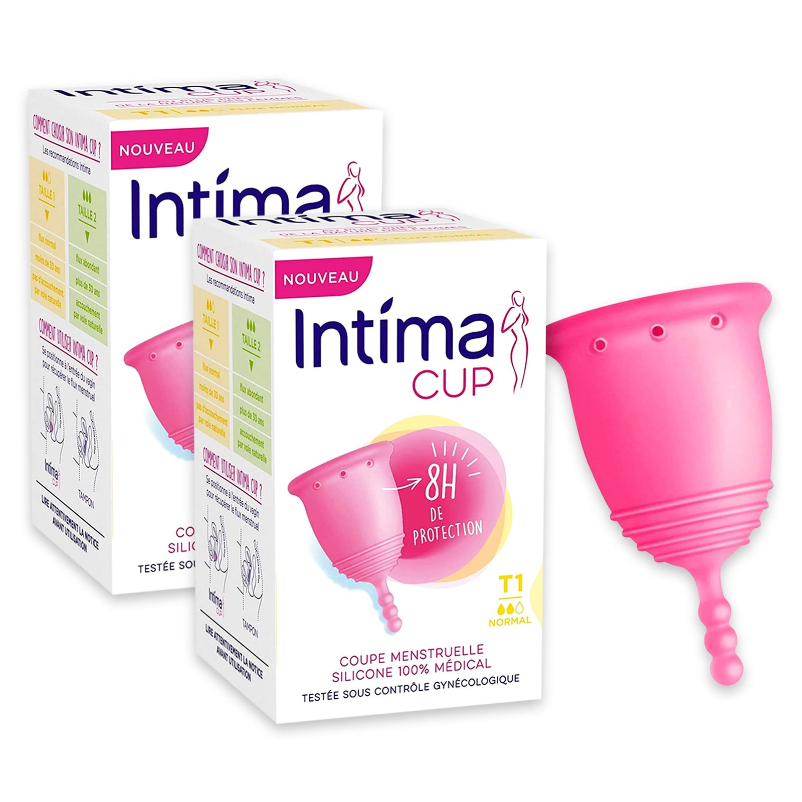 Intima Cup, Coupe Menstruelle Taille 1 Normal - Flux Régulier, Lot ...