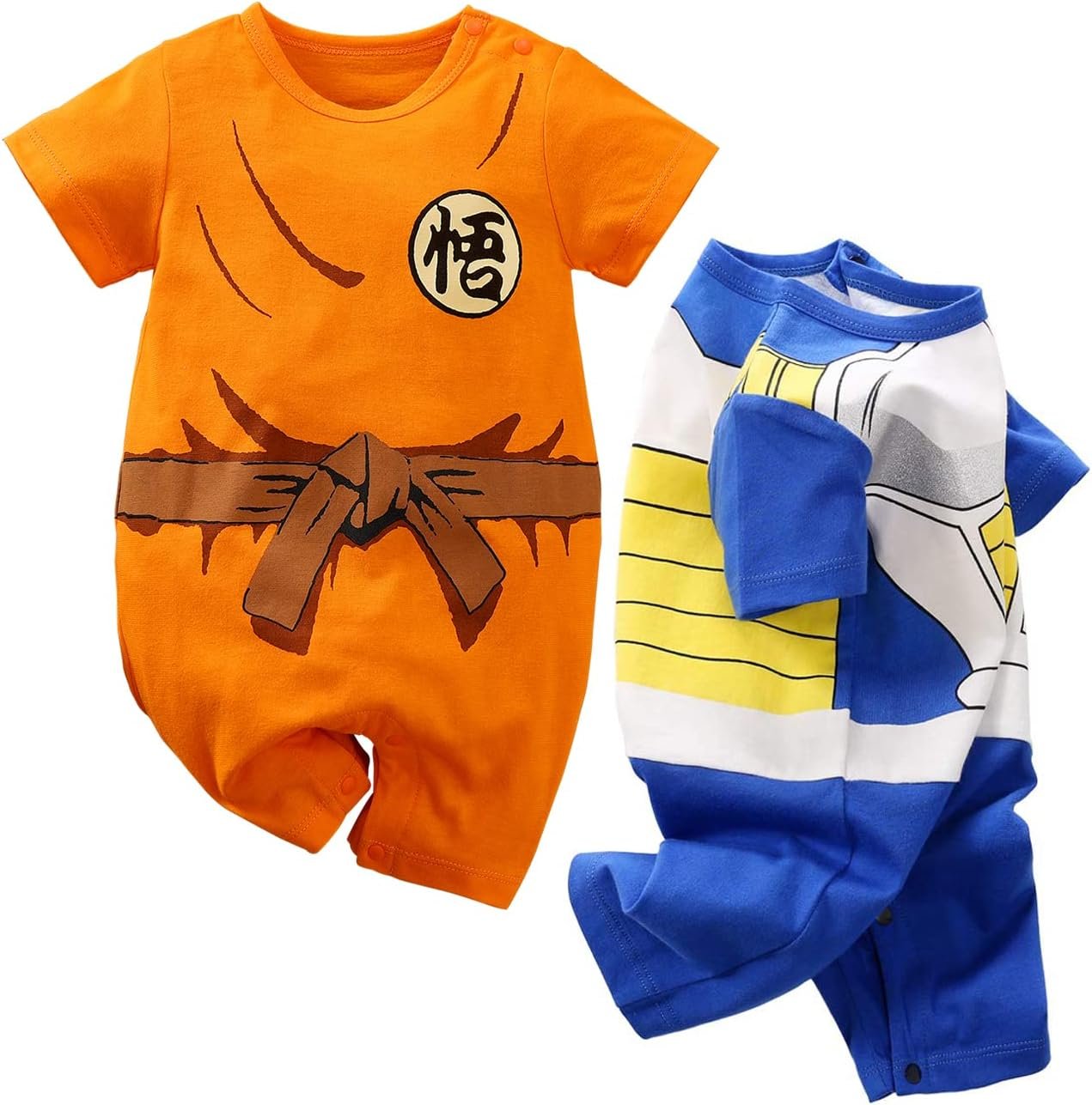 IURNXB 2-Pack Bébé Rompers Garçons Filles Cute Nouveau-né ...
