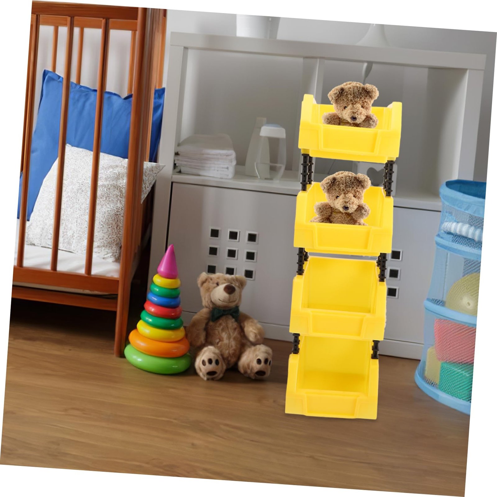 jojofuny Boxes Of 12 Pieces Tilted Shelf Screw Organizer Storage ...