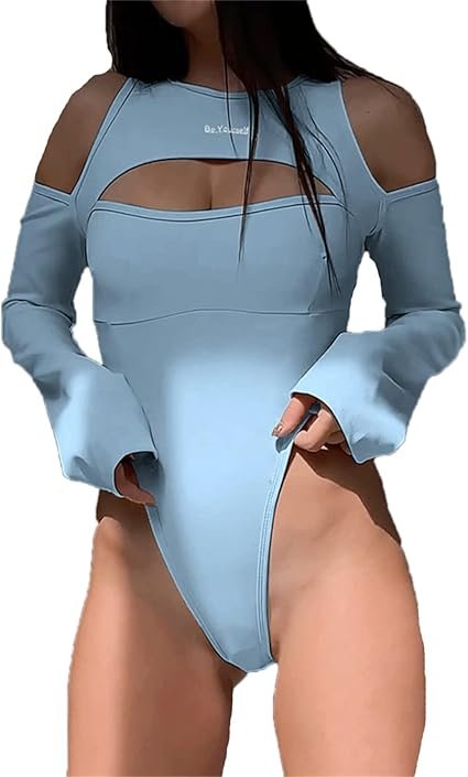 keephen Bodysuits Femme Manches Longues, Bodysuit Tops ...