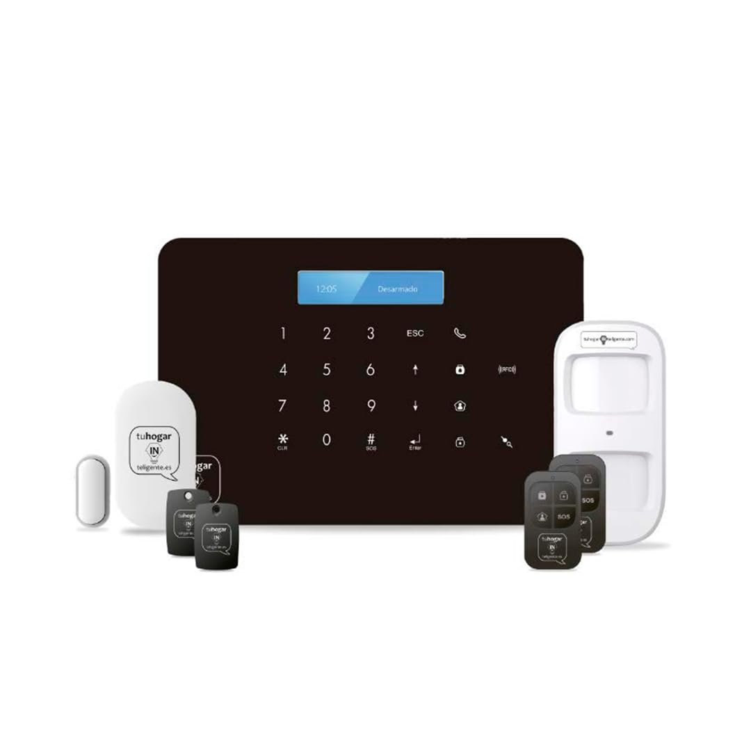 Kit Alarme Maison sans Fil sans Frais | Domotique (WiFi + GSM ...