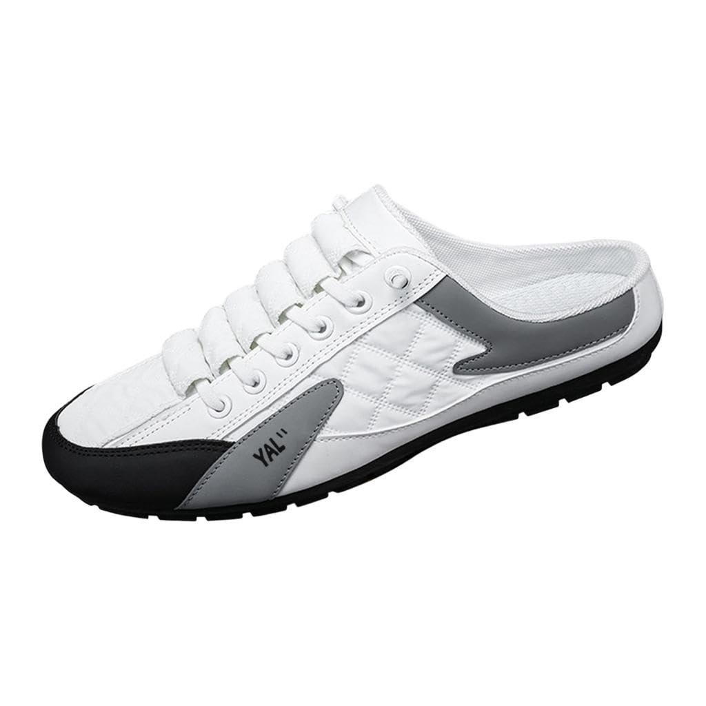 kowaku Men Slip on Mule Sneakers Men Non-Slip Flat Sole ...