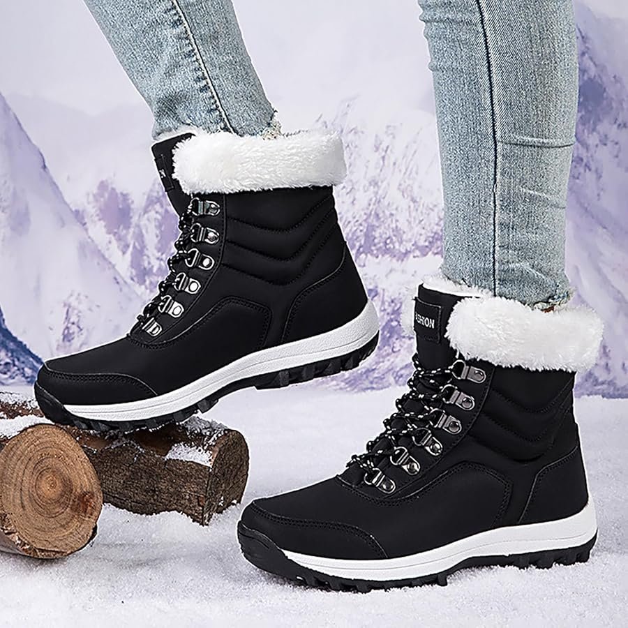 Ladies Ankle Boots Fashion Womens Snow Shoes ...