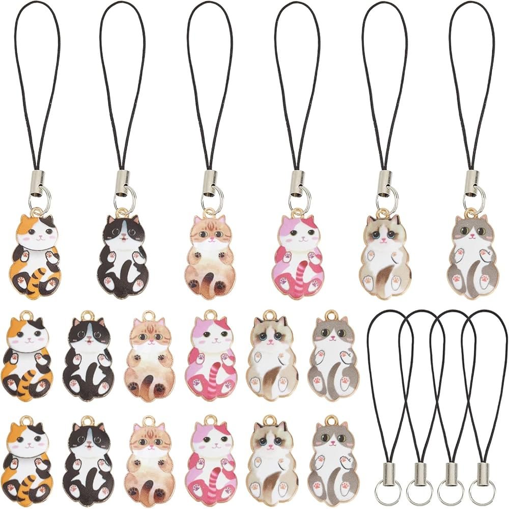 LALAFINA 40pièces Charms Animaux Acrylique Pour Bijoux ...